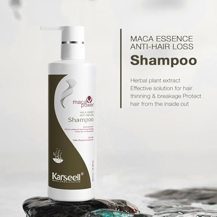 Karseell Maca Essence Anti-Hair Loss Shampoo 500Ml - Image 3